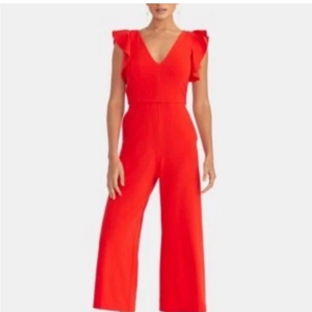 Elegant Red Jumpsuit